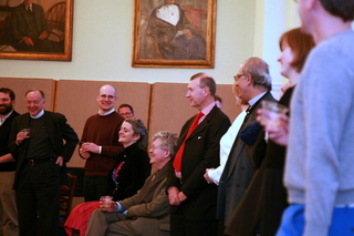 Bryan Spinks with colleagues