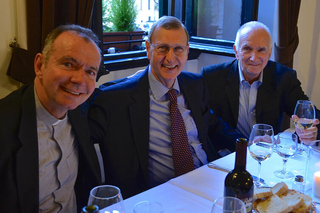 Bryan Spinks with colleagues