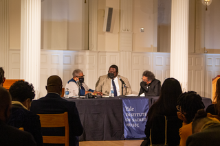 Cheryl Townsend-Gilkes, Braxton Shelley, and Cornel West