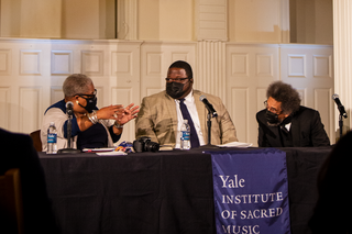 Cheryl Townsend-Gilkes, Braxton Shelley, and Cornel West