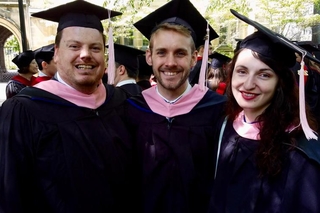 Choral conductors Simon Lee, Joseph Kemper, and Octavia McAloon