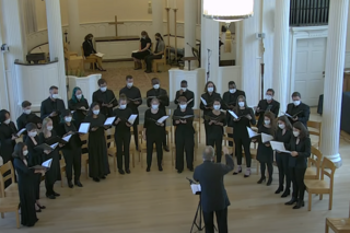 Evensong performance September 2021 Yale Schola