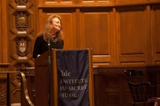 Krista Tippett in Battell Chapel