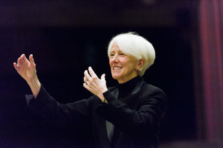 Marguerite L. Brooks conducting