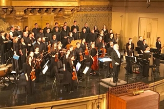 Orchestra bowing