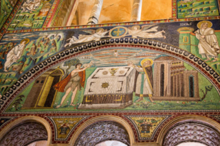 Mosaic from the presbytery of San Vitale, Ravenna