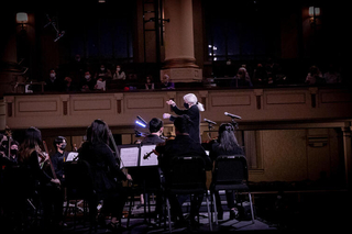 Marguerite L. Brooks conducting