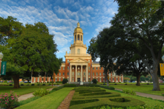 Pat Neff Hall on the Founders Mall at Baylor University