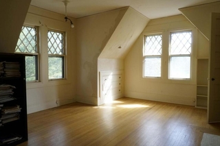 Light coming through one of the offices with windows