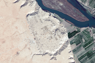 Satellite View of Dura-Europos on February 14, 2011