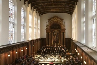 Schola and Juilliard415 perform in Trinity College Chapel, Cambridge