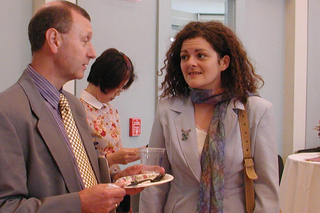 Bryan Spinks with student