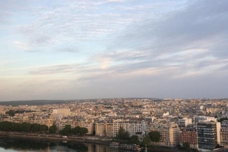 Sunrise in Paris on the last morning of Schola Tour