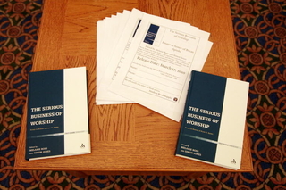 The serious business of worship booklet