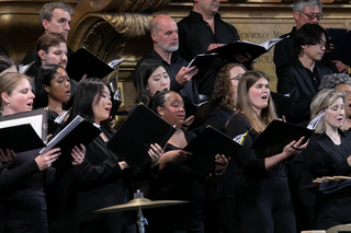 Camerata choir performing