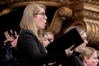 Camerata singer performing