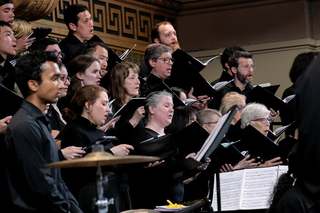 Camerata choir singing