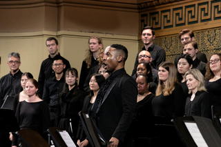 Camerata choir singing