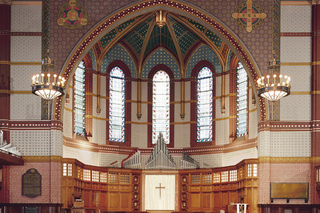 Battell Chapel Yale University interior view