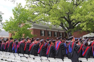 graduate students from the back