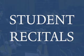 Student recitals logo conducting