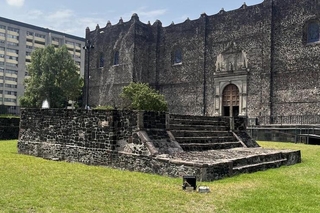 Plaza de las Tres Culturas, Tlatelolco, Mexico City view