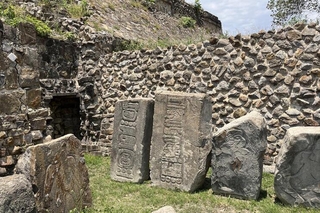 Stone carvings at Monte Albán