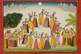 The Rasa Mandala Dance of Krishna and the Gopis