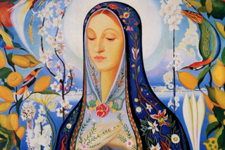 Contemporary Image of the Virgin Mary