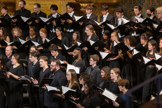 Yale Camerata singing performance