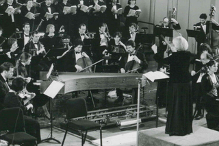 Yale Camerata performs Haydn’s Creation in Woolsey Hall, circa 1990.