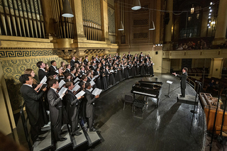 Yale Glee Club performing