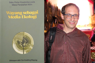 Matthew Isaac Cohen with book cover