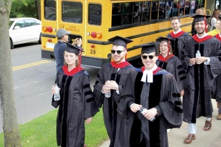 2024 Commencement happy students
