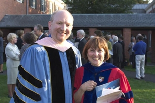 Martin Jean and Margot Fassler, Commencement 2002