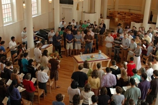 Worship in Marquand Chapel is a collaborative effort of the ISM, Yale Divinity School, and Berkeley Divinity School