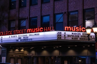 College Street Music Hall marquee