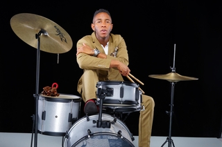 Tyson Jackson at the drums