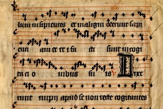 Gregorian Chant manuscript
