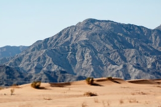 Mountains and desert