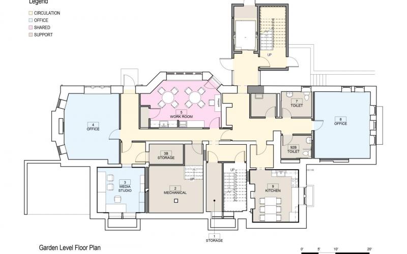 Floor Plan 406 Prospect Garden Level