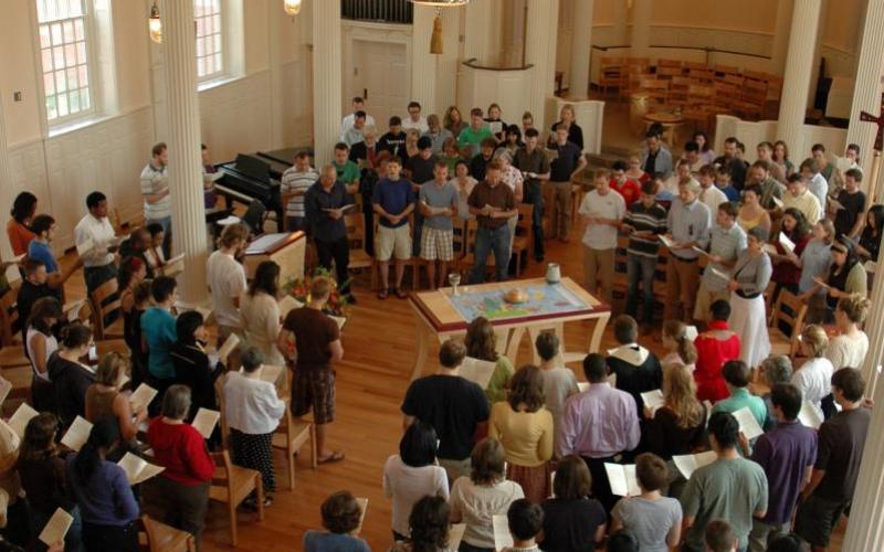 Worship in Marquand Chapel