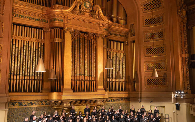 choir in concert hall