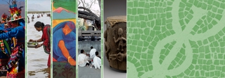 Banner with various images