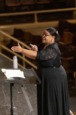 Dr. Felicia Barber Yale Camerata Conductor