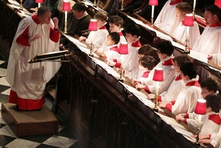 James O’Donnell with the Westminster Abbey Choir.