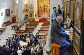 Man playing the organ in a cathedral in Spain