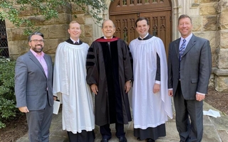 Fred Teardo, Kenneth Miller, Thomas Murray, Paul Thomas, Dale Adelmann. Photo courtesy of Kenneth Miller, Thomas Murray