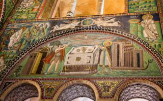 Mosaic from the presbytery of San Vitale, Ravenna