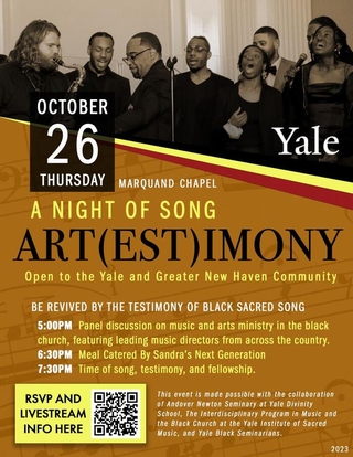 Yale Artestimony 2023 Main Flyer